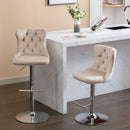 Swivel Adjustable Height Barstools Set of 2 by HouseOfZazla