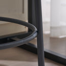 30" Tall, Round High Bar Stools, Set of 2 - Contemporary upholstered dining stools for kitchens, coffee shops and bar stores - Includes sturdy hardware support legs