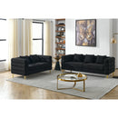 3-seater + 2-seater Combination sofa.BLACK teddy