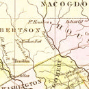 Vintage Map of Texas 1842