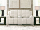 Orlen - Double Reclining Loveseat With Console - Winter by Unique Piece Furniture