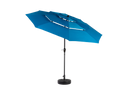 Aluminium 10ft 3 Tier Auto-tilt Outdoor Patio Umbrella - Dark Blue