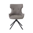 Damita - Side Chair With Swivel (Set of 2) - Camel