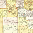 Vintage Map of Texas 1918