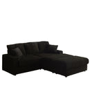 3 Seater Sofa With 2 Ottomans For Living Room by HouseOfZazla