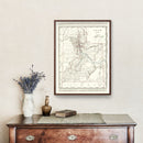 Vintage Map of Utah 1895