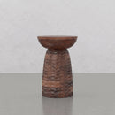 Elmford 13W Round Pedestal Dimple Accent Table