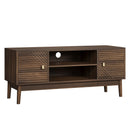 TV Stand, Entertainment Center With Storage, Media Console Table For Living Room - Walnut by HouseOfZazla