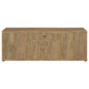 Noriega - 4 Door 60" TV Stand With Hidden Storage - Mango Color