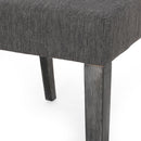 Contemporary Dining Chair with Upholstered Seating and Tapered Legs by HouseOfZazla