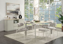 Ingram Ceramic Top Dining Table - Light Gray