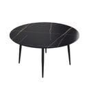 Modern Man-Made Stone Round Dining Table-Position For 6 People by Unique Piece Furniture