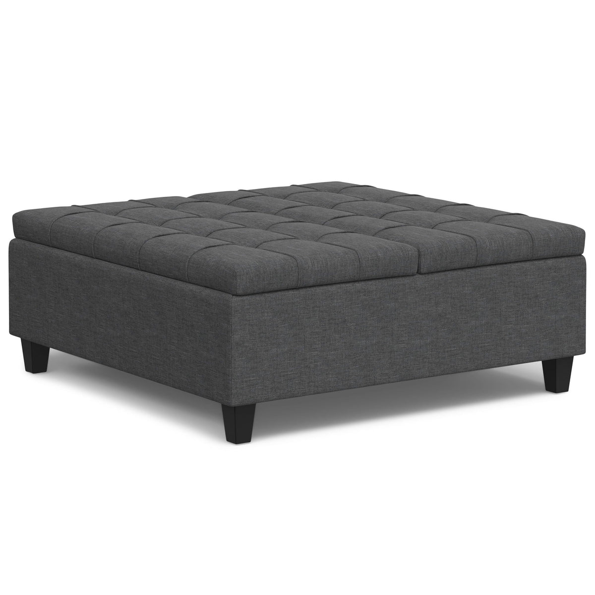 Harrison - Upholstered Coffee Table Storage Ottoman, photo 10 of 40