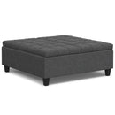 Harrison - Upholstered Coffee Table Storage Ottoman by Unique Piece Furniture