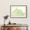 Vintage Map of Virginia 1804