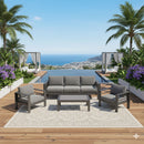 Outdoor Patio Set, All-Weather & Thick Cushions by HouseOfZazla