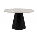 Dining Set With Round Table And 4 Upholstered Chairs - Black / Gray by HouseOfZazla
