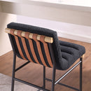 Lahni - 17" Boucle Fabric Counter Height Chair by HouseOfZazla