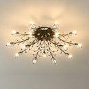 15-Light Chandelier Crystal Ceiling Lamp