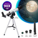 Astronomical Telescope 90X with Tripod for Kids & Beginners