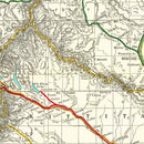 Vintage Railroad Map of Washington 1928