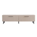 Jodie - Fluted TV Stand - Oak by HouseOfZazla