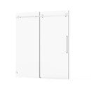 Frameless Tub Sliding Shower Door With Easy Clean Coating