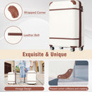 Hardshell Luggage Sets 4 Pieces 20" / 24" / 28" Luggages And Cosmetic Case Spinner Suitcase With Tsa Lock Lightweight by HouseOfZazla