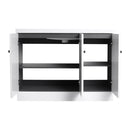 Contemporary Freestanding Bathroom Vanity With Resin Sink & Soft-Close Cabinet Doors by HouseOfZazla