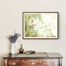 Vintage Boston Harbor Map 1775