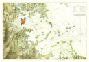 Vintage Boston Harbor Map 1775