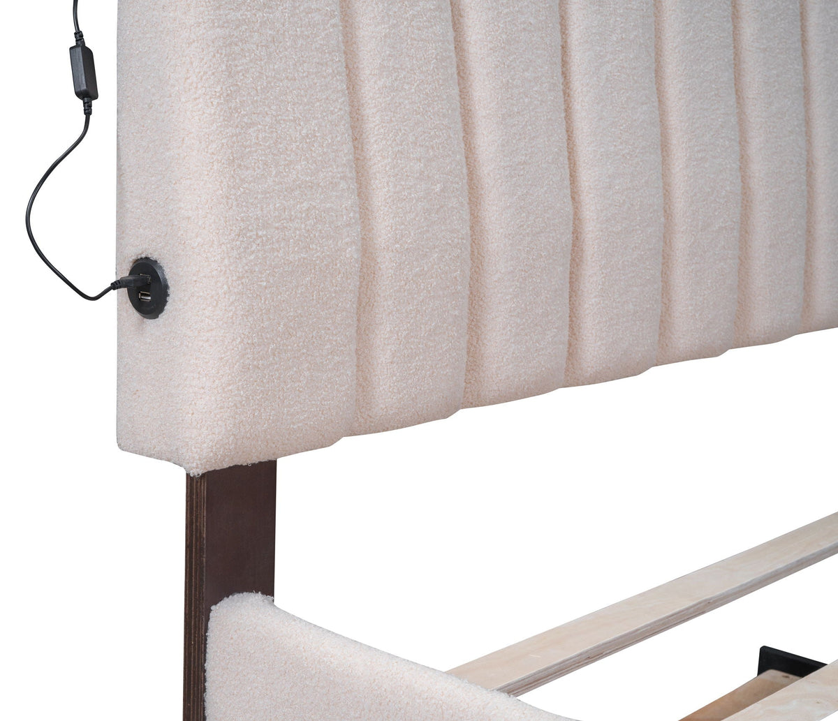 Upholstered Platform Bed With Trundle, photo 34 of 40