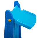 3 in 1 Kids Climber and Slide, Toddler Play Set with Basketball Hoop and Ball, Indoor Outdoor Freestanding Slide for Preschool Boys Girls, Blue Dolphin