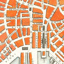 Vintage Map of Boston, Massachusetts 1851