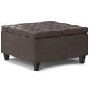 Harrison - Upholstered Coffee Table Storage Ottoman by Unique Piece Furniture