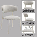 Kalam - Side Chair (Set of 2) - Gray Fabric & Beige