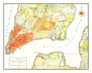 Vintage Map of New York City, New York 1776