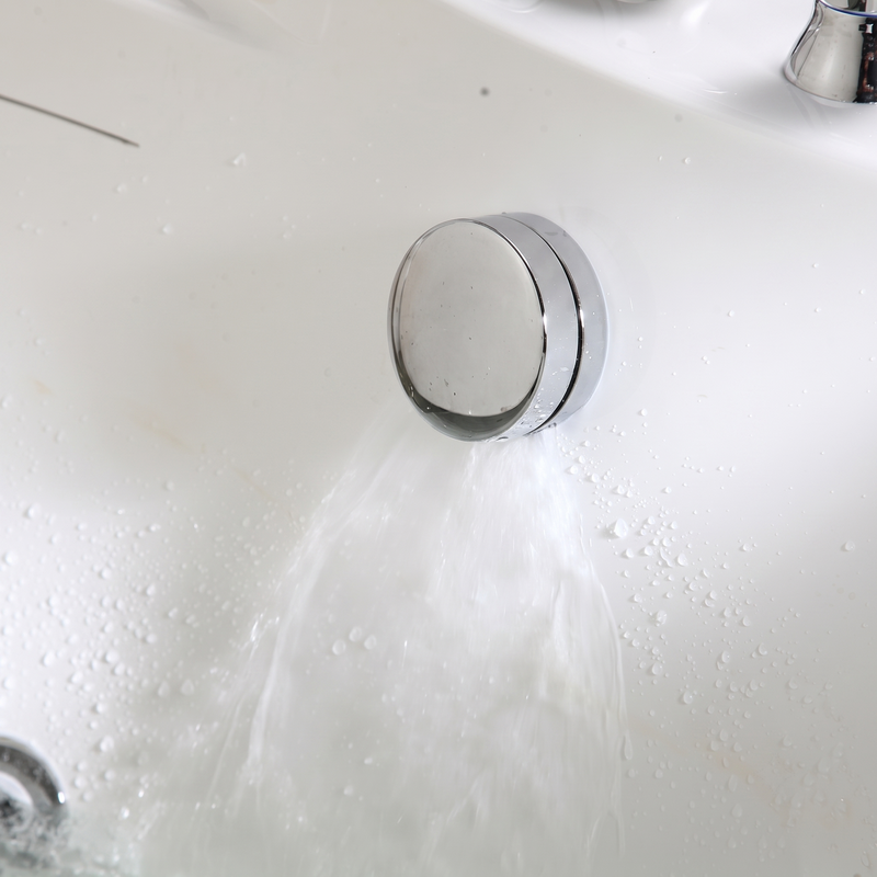 59" Corner Whirlpool Bathtub for 2-Person, photo 6 of 8