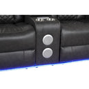 Benz - Power Reclining Loveseat With LED Lighting And Built In USB by HouseOfZazla