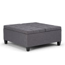 Harrison - Upholstered Coffee Table Storage Ottoman by Unique Piece Furniture