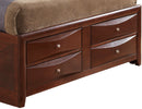 Modern Design Storage Bed With Bookcase Headboard by HouseOfZazla