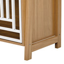 Modern Furniture Style 2 In 1 Pet Friendly Dog Crate Ladder Bookcase - Ancient Oak by HouseOfZazla