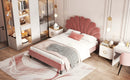 Upholstered Platform Bed With Flower Pattern Headboard by HouseOfZazla