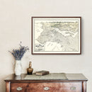 Vintage Map of Seattle, Washington 1925