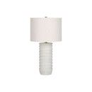 Table Lamp, Lighting, Resin, Transitional - Cream