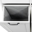 Laundry Cabinet with Doors and Shelf, Tilt-Out Laundry Hamper, Multiple Storage Space by HouseOfZazla