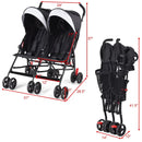 Foldable Twin Baby Double Stroller Ultralight Umbrella Kids Stroller by LJGDeals