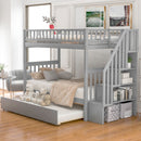 Bunk Bed With Staircase by HouseOfZazla