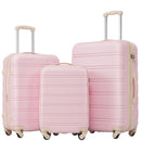 3 Piece Luggage Set Hardside Spinner Suitcase With Tsa Lock 20" 24" 28" by HouseOfZazla