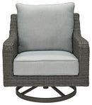Elite Park - Swivel Lounge w/ Cushion - Gray by Unique Piece Furniture